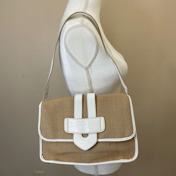 Liz&Co| Small handbag | Wicker| White - Picture 1 of 14